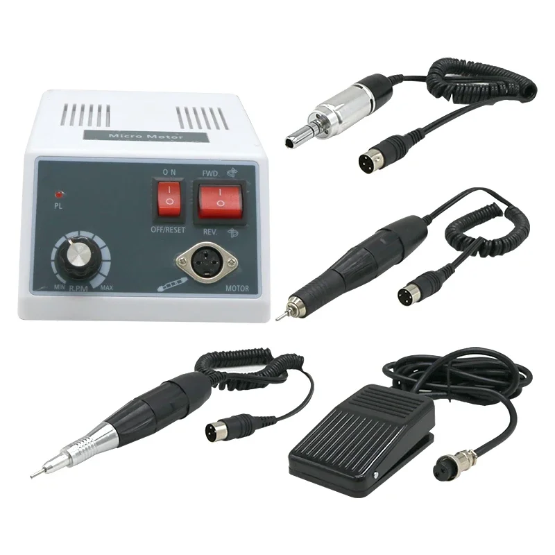 Polishing Micromotor Dentist Equipment Set Tools Tips Dental Handpiece Lab Motor 18 Handle Mini Clinic Eletric