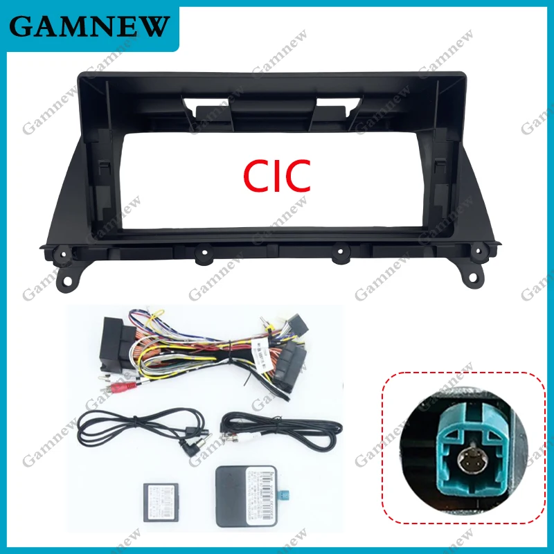 12.3 Inch Car Frame Fascia Adapter Canbus Box Decoder Android Radio Dash Fitting Panel Kit For BMW X3 X4 F25 F26 2011-2017