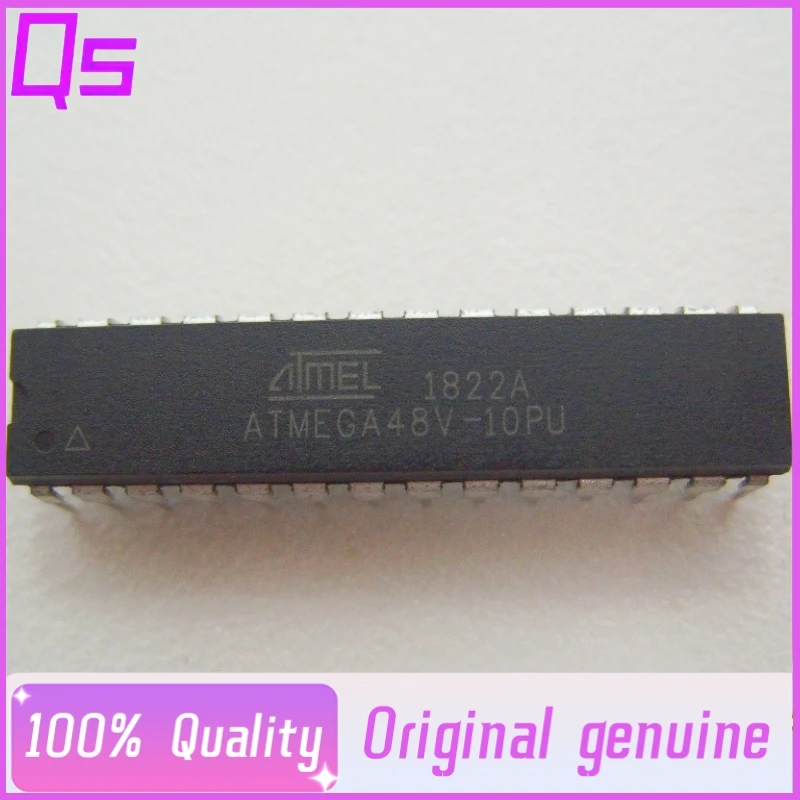 

New Original ATMEGA48V-10PU ATMEGA48V AVR microcontroller DIP-28 8-bit microcontroller 4K flash memory