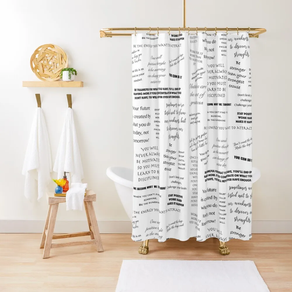 

Motivational Wallpaper Quotes Shower Curtain Shower Set For Bathroom For Bathroom Bathroom Accessorys In The Curtain