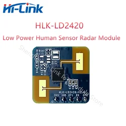 Hilink-Mini Sensor de detección de movimiento humano, HLK-LD2420-24G, módulo de detección de estado humano inteligente, 24G
