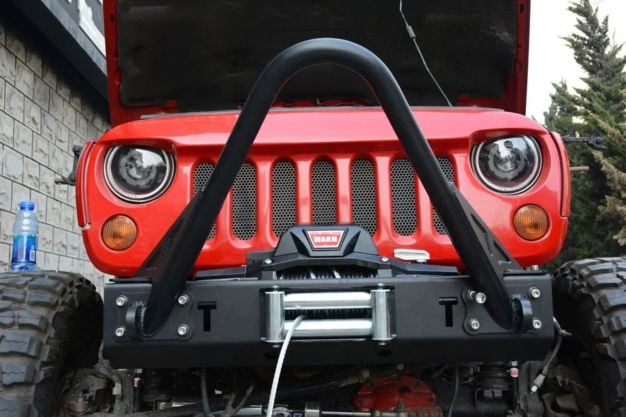 Защита переднего бампера Evo Style для Jeep Wrangler JK Bull Bar