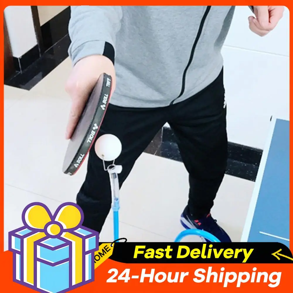 

Тренажер для настольного тенниса: устройство для тренировок по пинг-понгу с быстрым отскоком, робот-тренажер для самостоятельных занятий с креплением на стол для упражнений