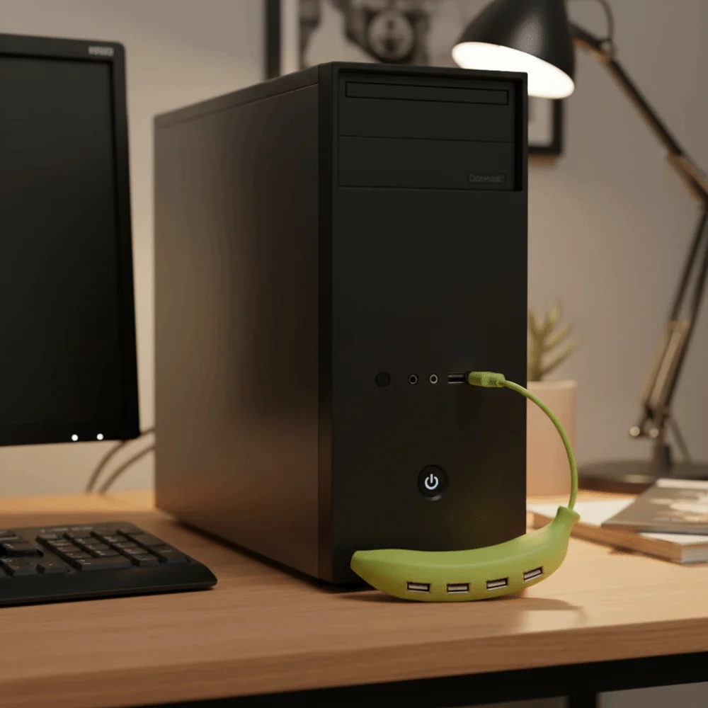 

Портативный USB-хаб в форме банана, USB 3.0, USB 2.0, расширитель USB-портов, 4 порта USB, разветвитель, быстрая зарядка