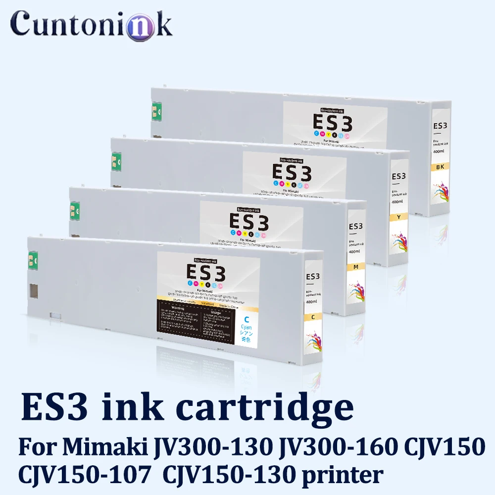 ES3 ink Cartridge 400ml With Eco-solvent ink With chip For Mimaki JV300-130 JV300-160 CJV150 CJV150-107 CJV150-130 CJV150-160