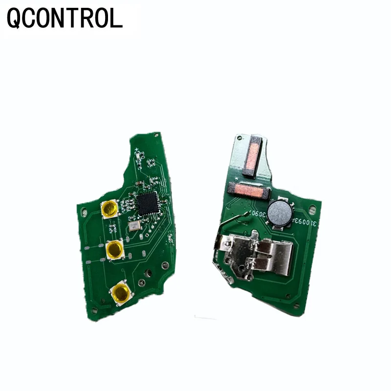 

QCONTROL 433 МГц Keyless Go Flip Remote Key для VW Golf 7 Mk7 Polo Tiguan Skoda Octavia Leon Megamos AES 2012-2015