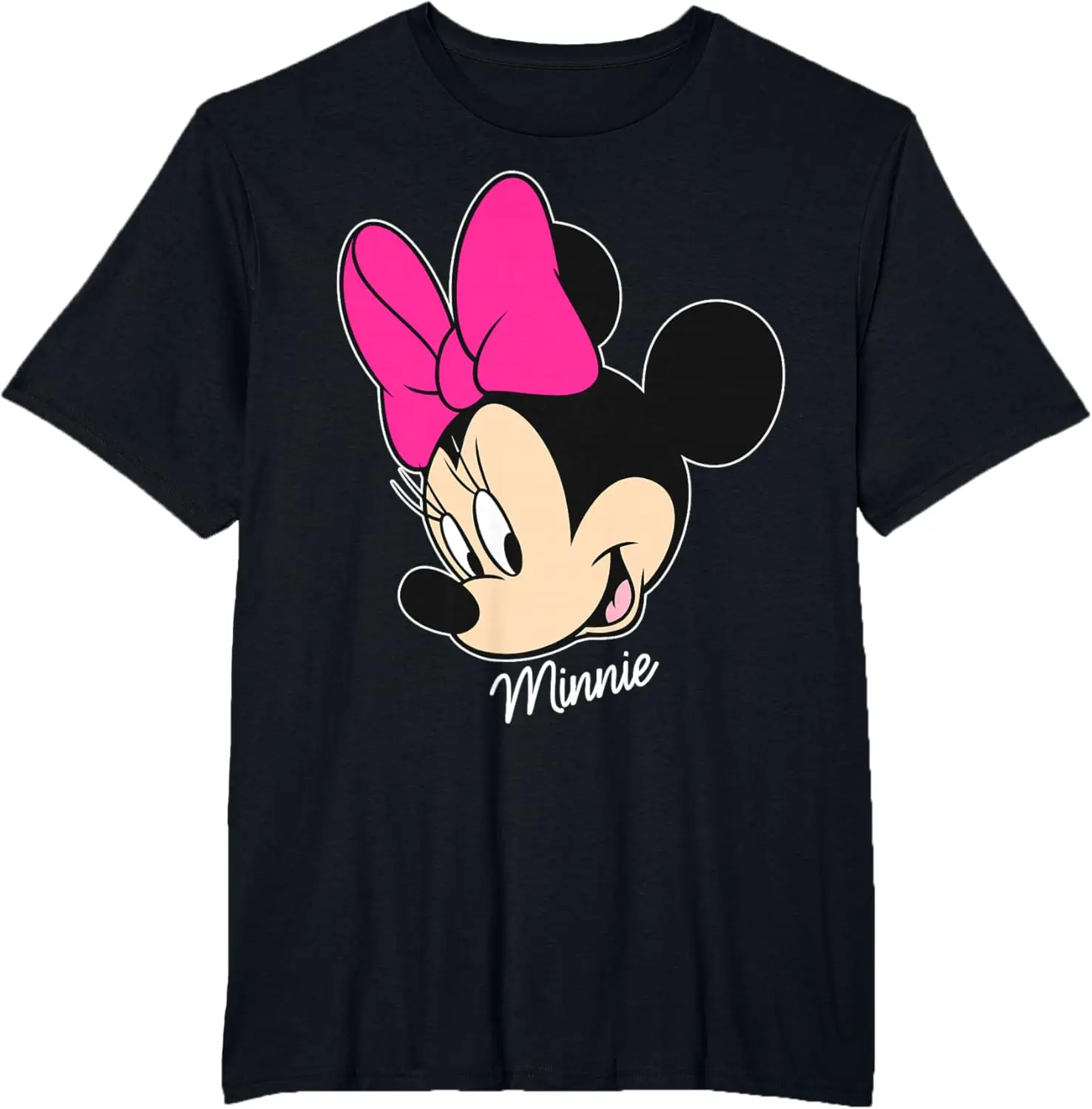 

Disney Minnie Summer Family Parent-child Clothing for Men and Women Loose and Comfortable Leisure T-shirt with Short Sleeves