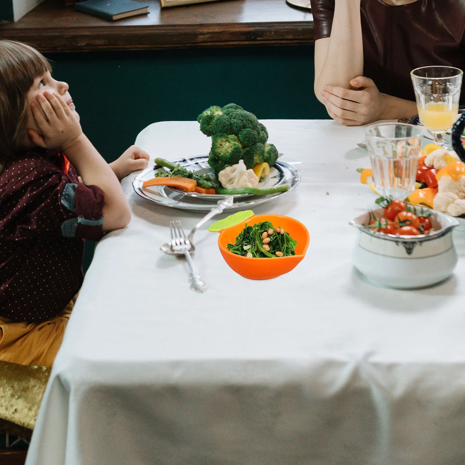 

Carrot Shape Ceramic Sauce Dish Small Plate for Sushi Appetizers Dipping Sauce Porcelain Easy Clean Dipping Bowl for Party