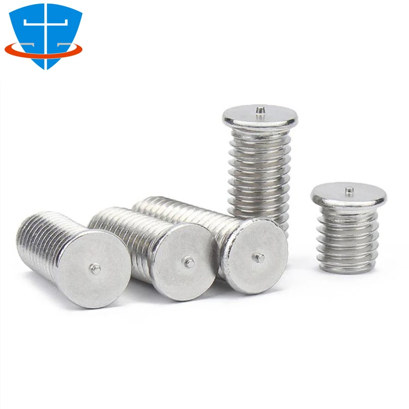 100PCS Spot Welding Screw M3 M4 M5 M6 M8 M10 Aluminum Copper Stainless Steel Solder Point Bolt Weld Stud For Capacitor Discharge