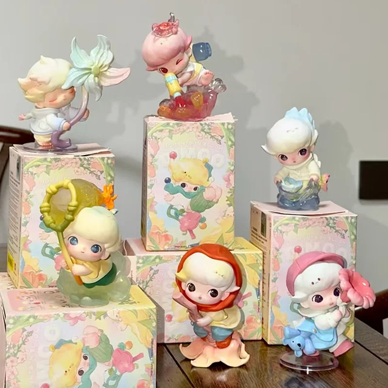 

POP MART DIMOO MOMENTS IN BLOOM Серия: Модные игрушки-сюрпризы в случайных коробках, коллекционные фигурки, подарочные наборы-сюрпризы