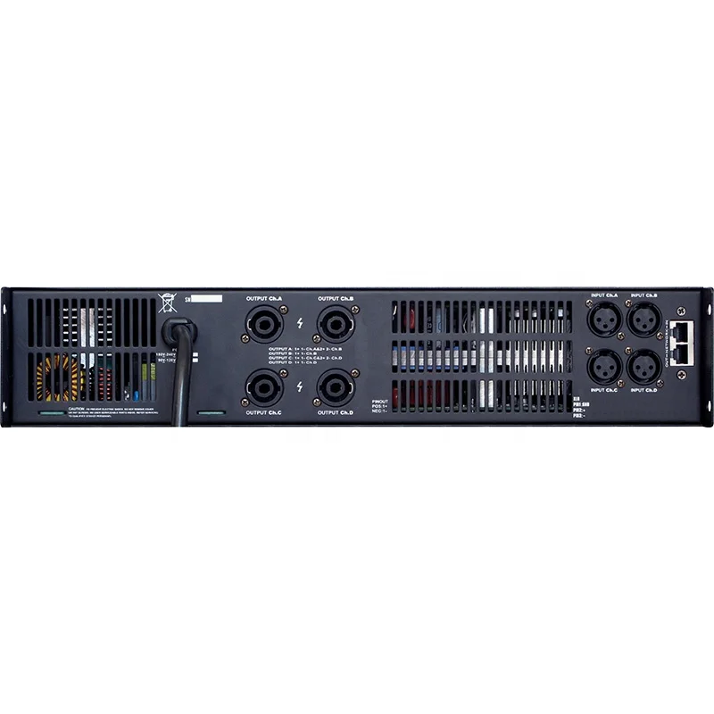 

OEM Professional Class D Series 2100 Watt Power Amplifier Professional DJ Audio Metal Shell Power Amplifier