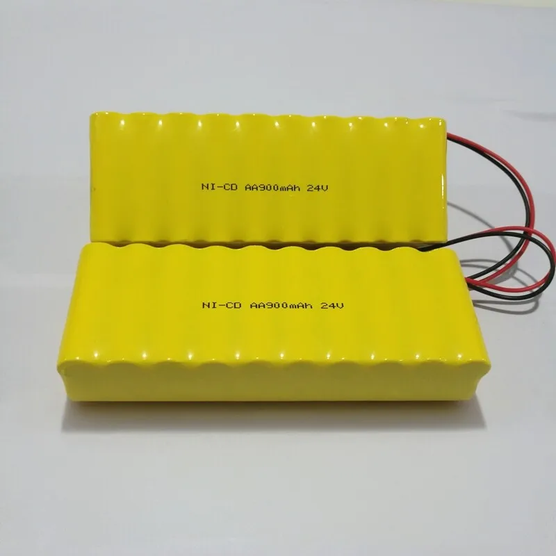 24V 900mAh/2000mAh AA NI-CD Rechargeable Battery Pack for Hitachi Guangri Elevator UA Brake Emergency Lighting Power Supply