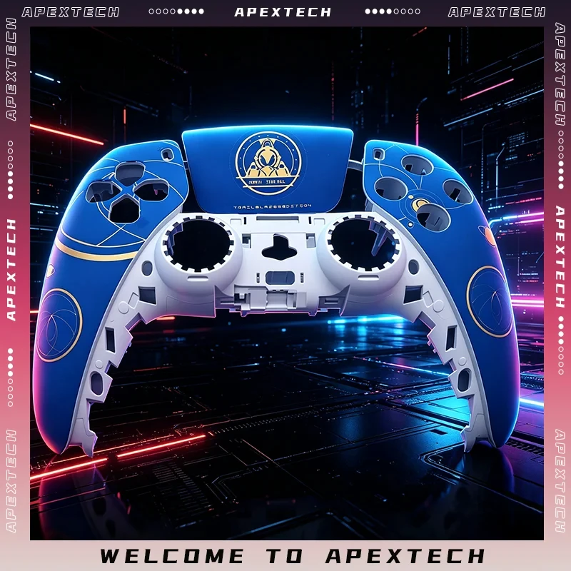 

For PS5 DualSense Controller Replacement Front Shell — Real parts. Wear-resistant. Full model support