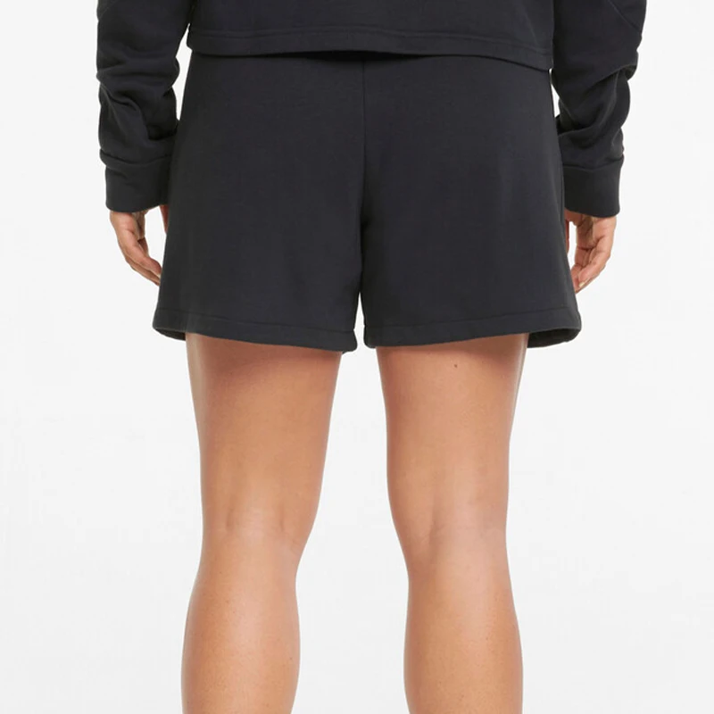 Puma genuine waist design women's black casual comfortable lightweight breathable shorts 521618-01
