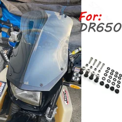 Pare-brise transparent pour moto Suzuki DR650 2002-2023, accessoires de motocyclette, déflecteurs de vent