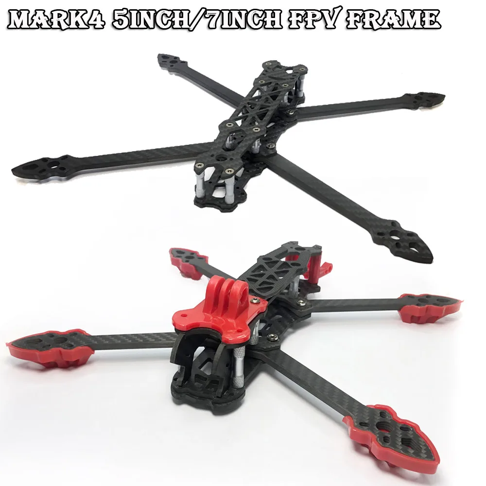 Mark 4 5-calowy 224mm 7-calowy 295mm rama z włókna węglowego FPV dla FPV Freestyle RC Racing Drone qudcopter