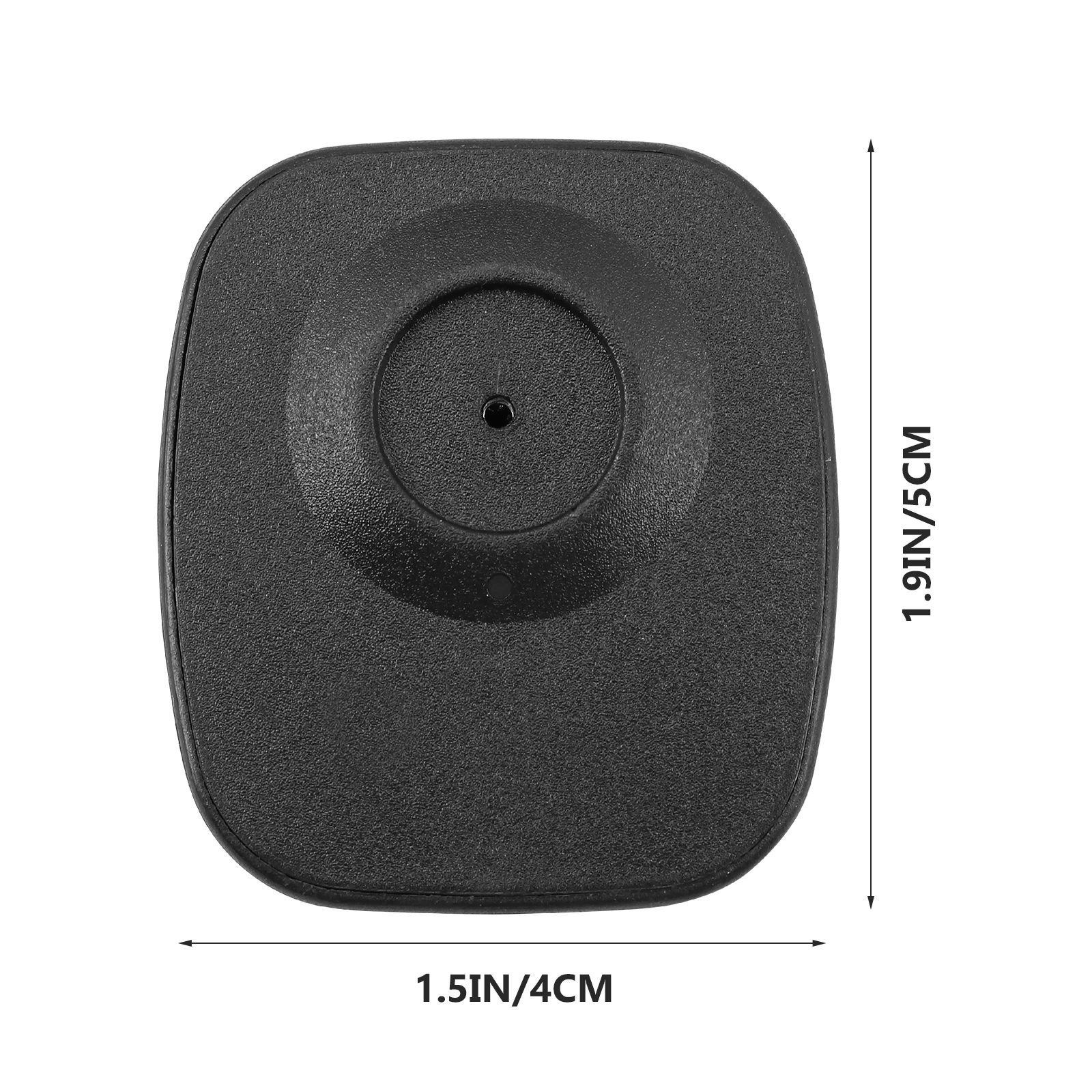 

25 Pcs Black Square RFID Clothing Anti theft Hard Tags ABS Plastic Security Labels for Supermarket Retail Shop Durability