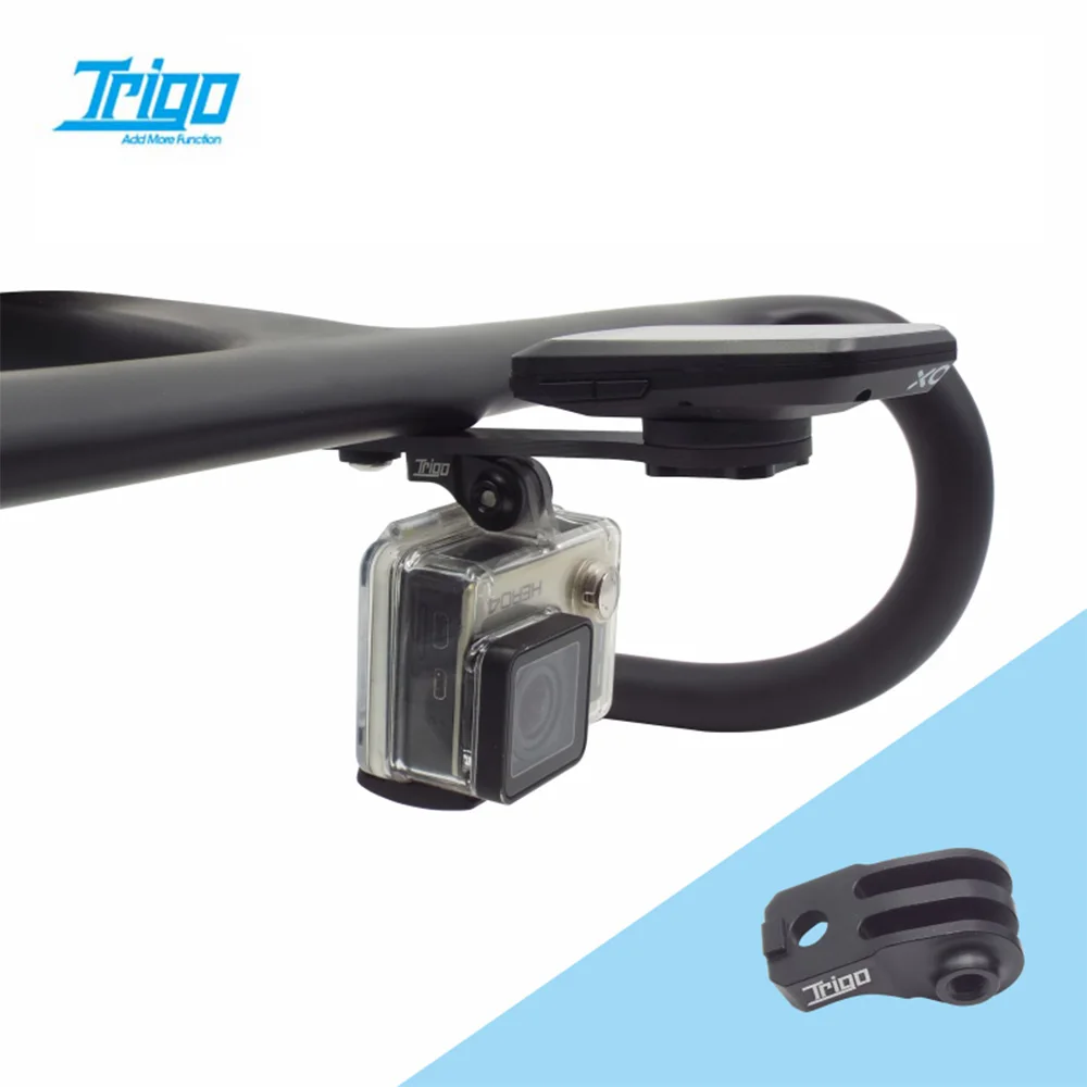 TRIGO Bicycle Headlight Camera Mount Extender for Intergrated Handlebar Computer Mount Bike Accessories