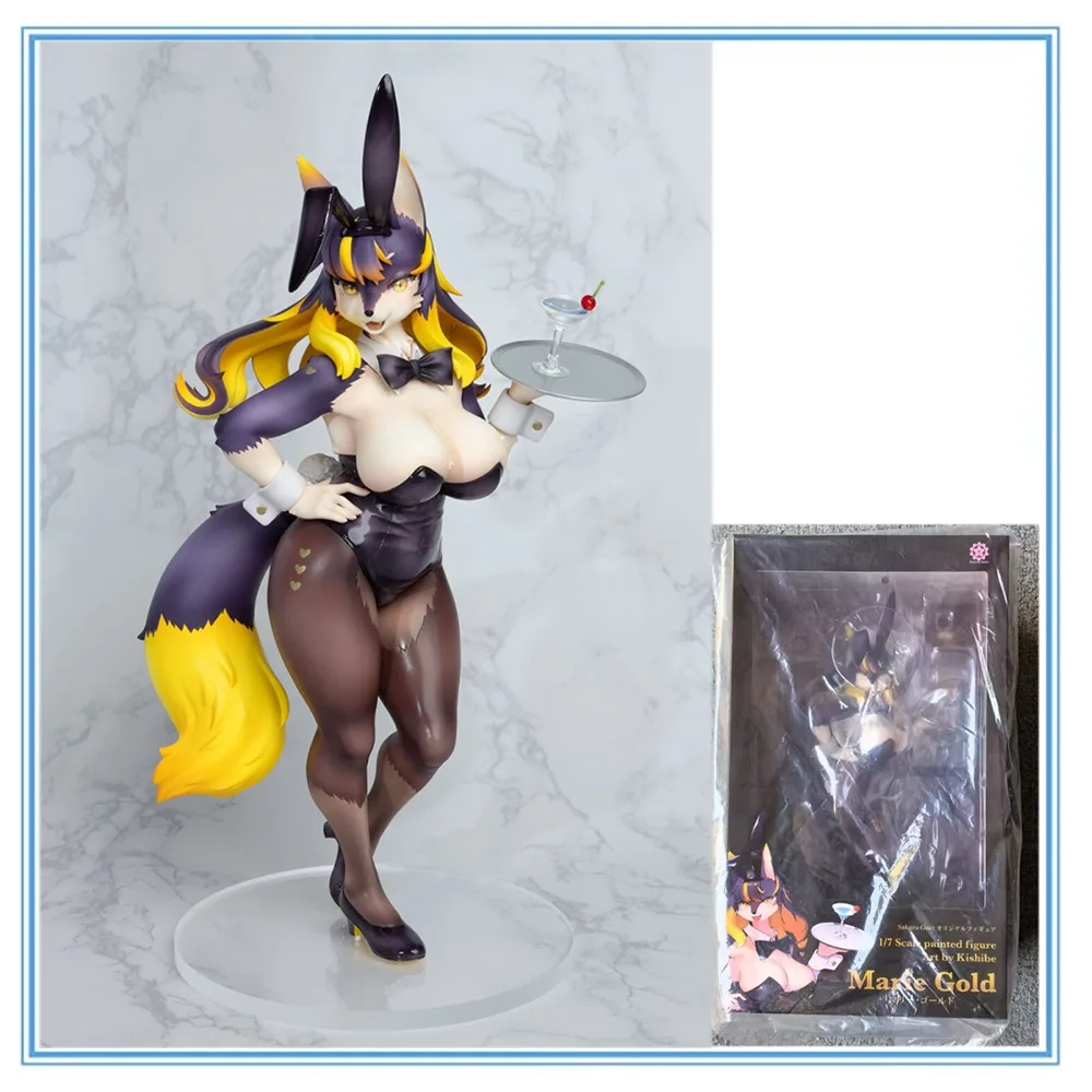 

100% Оригинальная коллекционная модель Sakura-Gear Bunnimals Marigold в наличии, серия Garage Kit, игрушки-модели