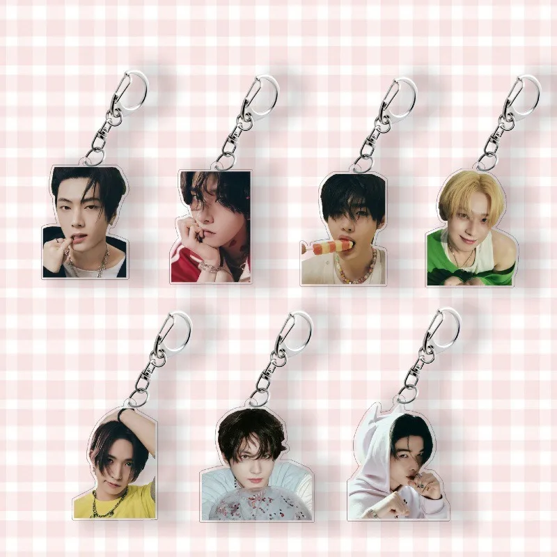 Jungwon Heeseung Jay Jake Niki Sunoo Sunghoon Popular Korean Idol Boy Group Acrylic Keychain Backpack Pendant Student Gifts