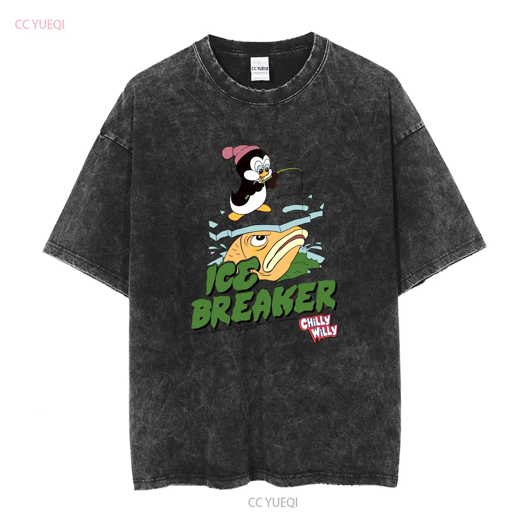 Chilly Willy Ice Breaker Men's Regular Fit T Shirt long or short sleeves vintage Washed Slightly Comfortable designer clothes - view 2