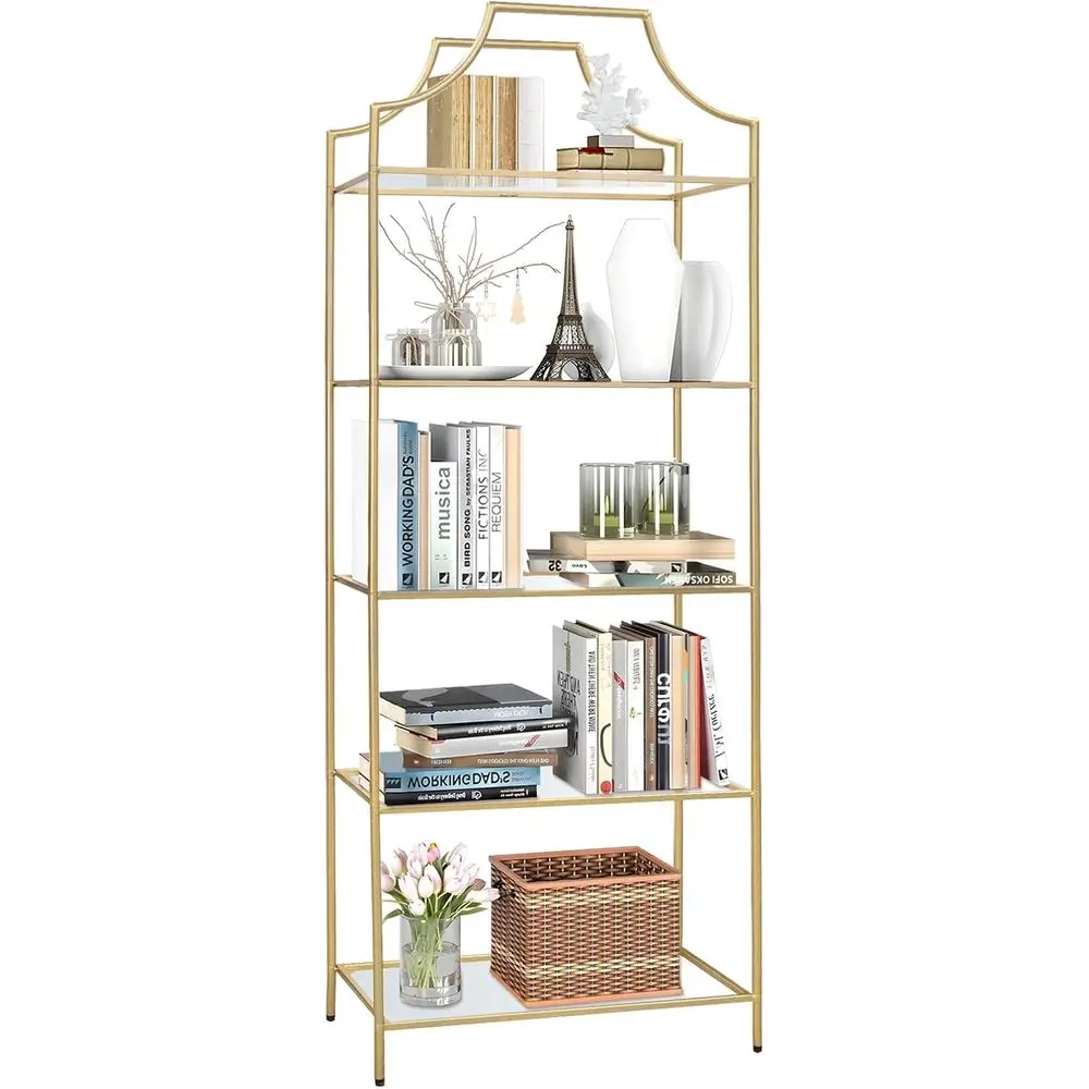 5 Tier Bookshel, Me…
