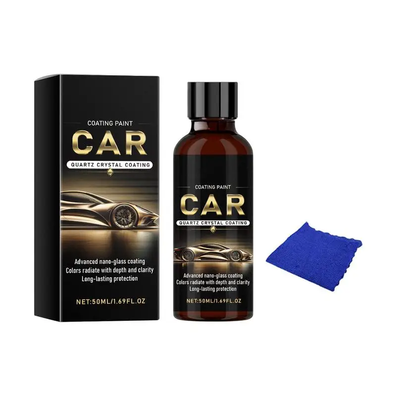 

Ceramic Car Coating Care 50ml Car Sealant Nano Hydrophobics Coat Liquid Refresh Fast Fine Scratch Repair Spray For Car