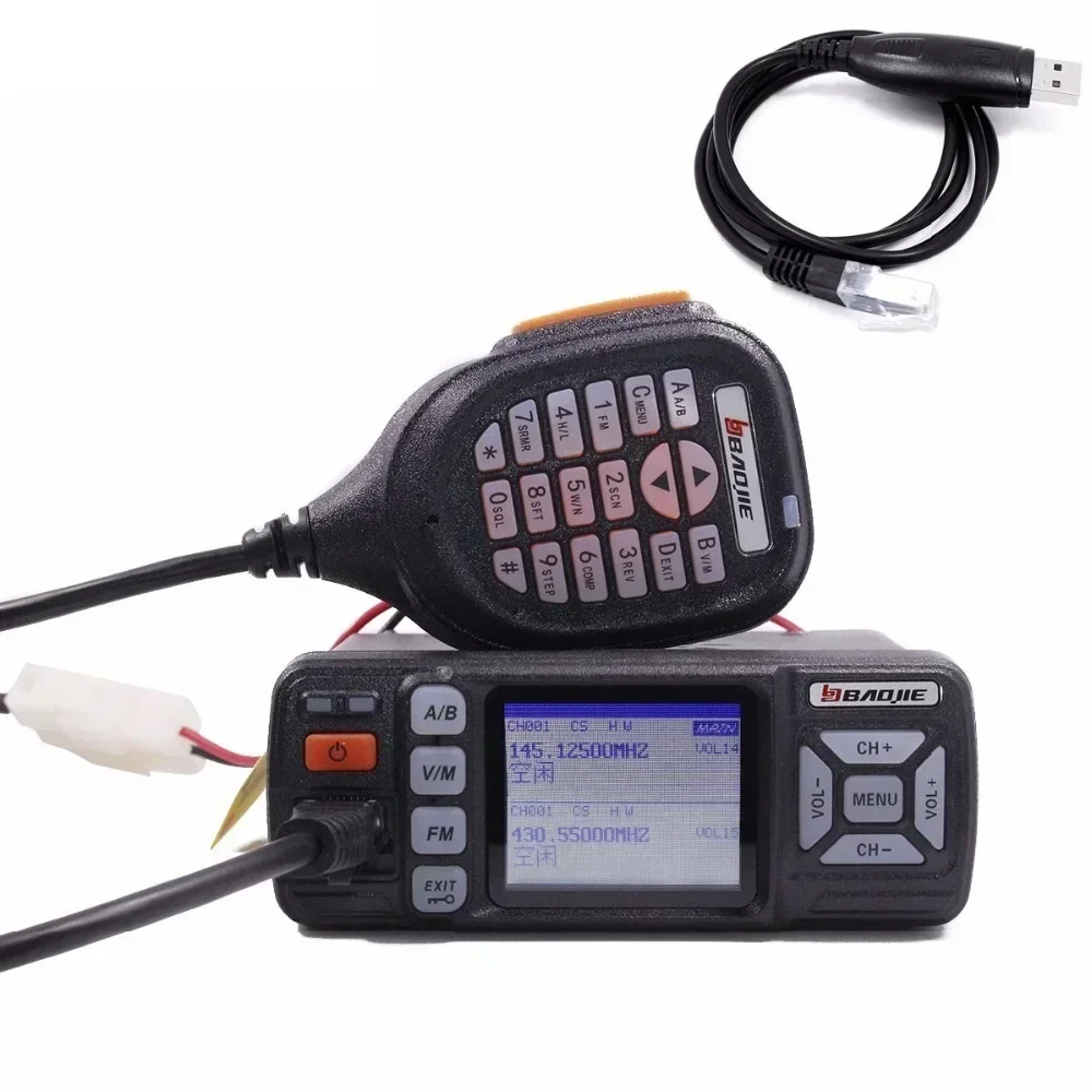 

US.EU BJ-318 Car Radio Dual Band VHF UHF Mobile Radio Walkie Talkie Long RangeTwo Way Radio Upgrade of BJ-218 Z218