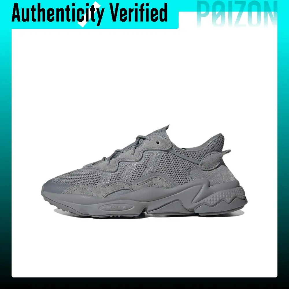 Adidas Originals Ozweego Mesh, TPU, Suede Low top Casual Shoes Unisex Gray GW4671