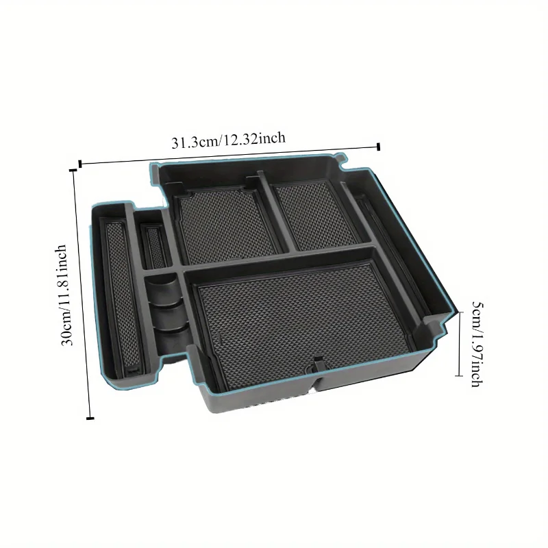 Center Console Organizer Tray For GMC Yukon Denali Chevrolet Suburban Tahoe Armrest Storage Box Car Styling Car Accessories