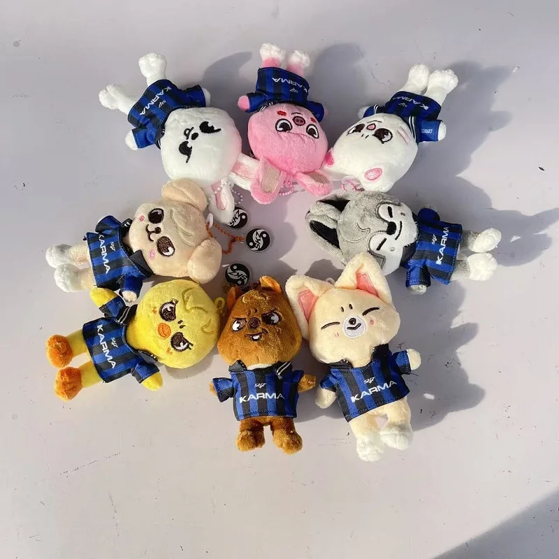 Staykids SKZ Mini Schlüsselanhänger Anhänger Han Zhicheng Magic School Week FELIX Cartoon Plüsch Weihnachten Kindergeschenk