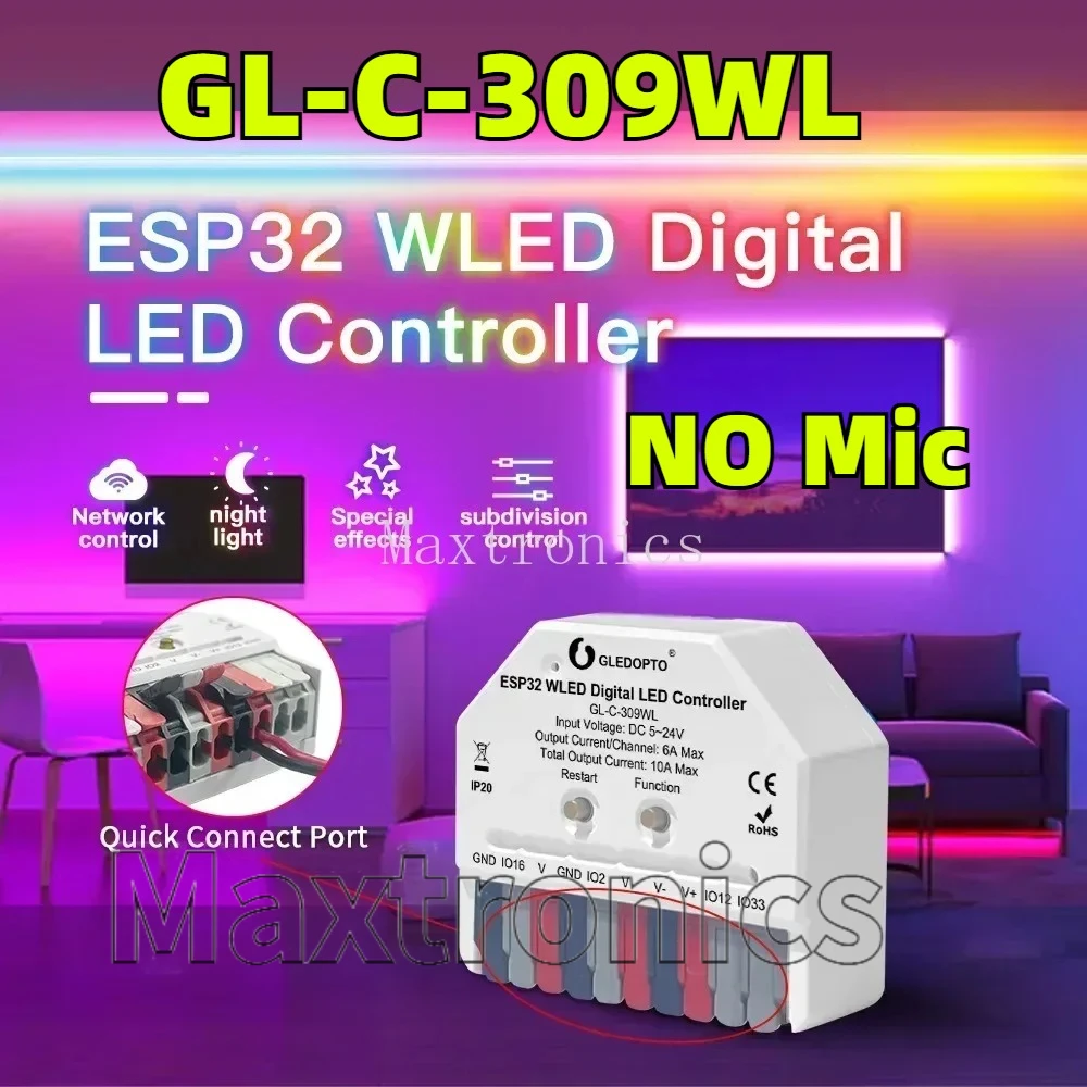 309WL/GL-C-310WL ESP32 미니 WLED - Espressif Esp32 리뷰 및 가격