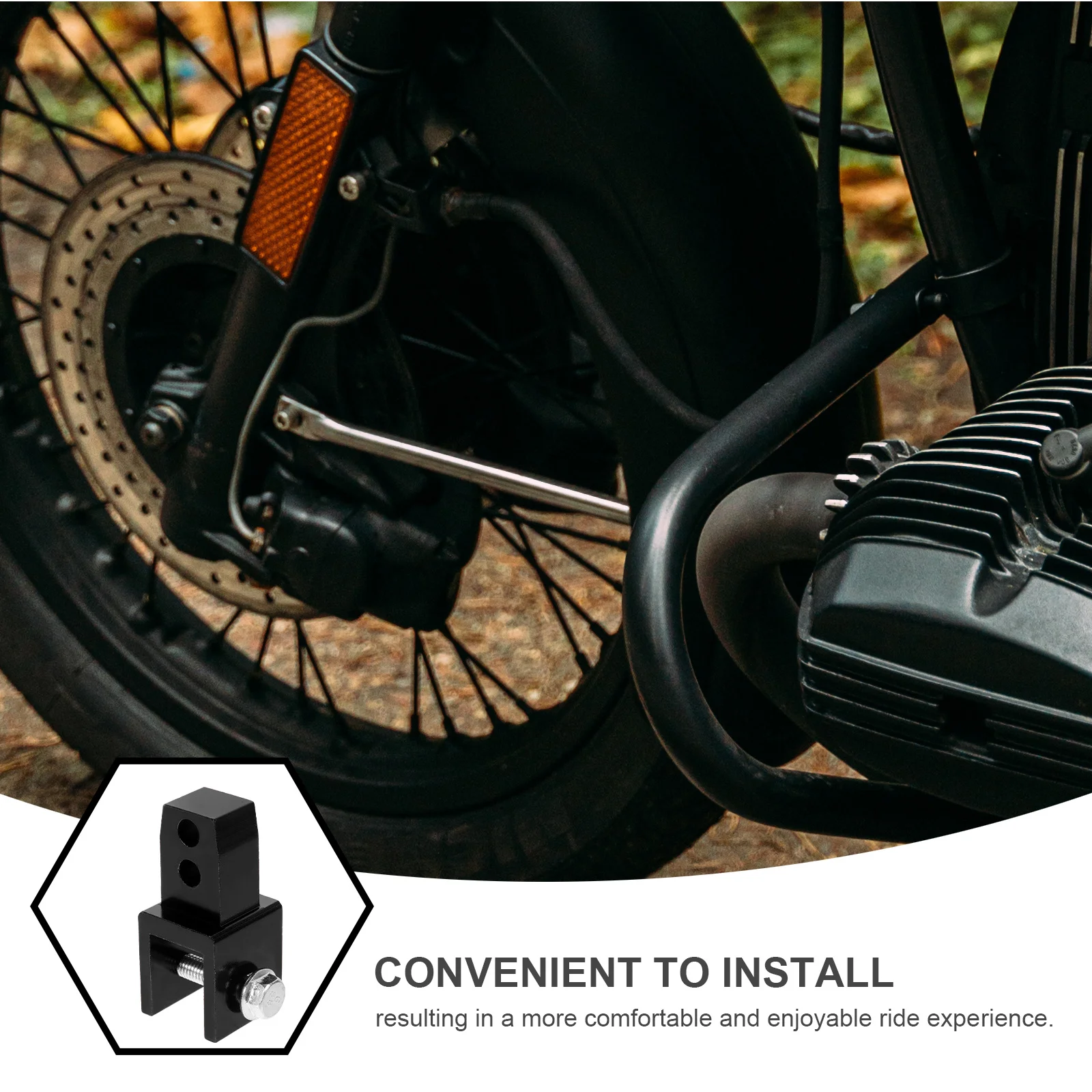 

2pcs Height Extension Shock Absorbers Motorcycle Rear Shock Absorber Risers Motorcycle Heightening Device