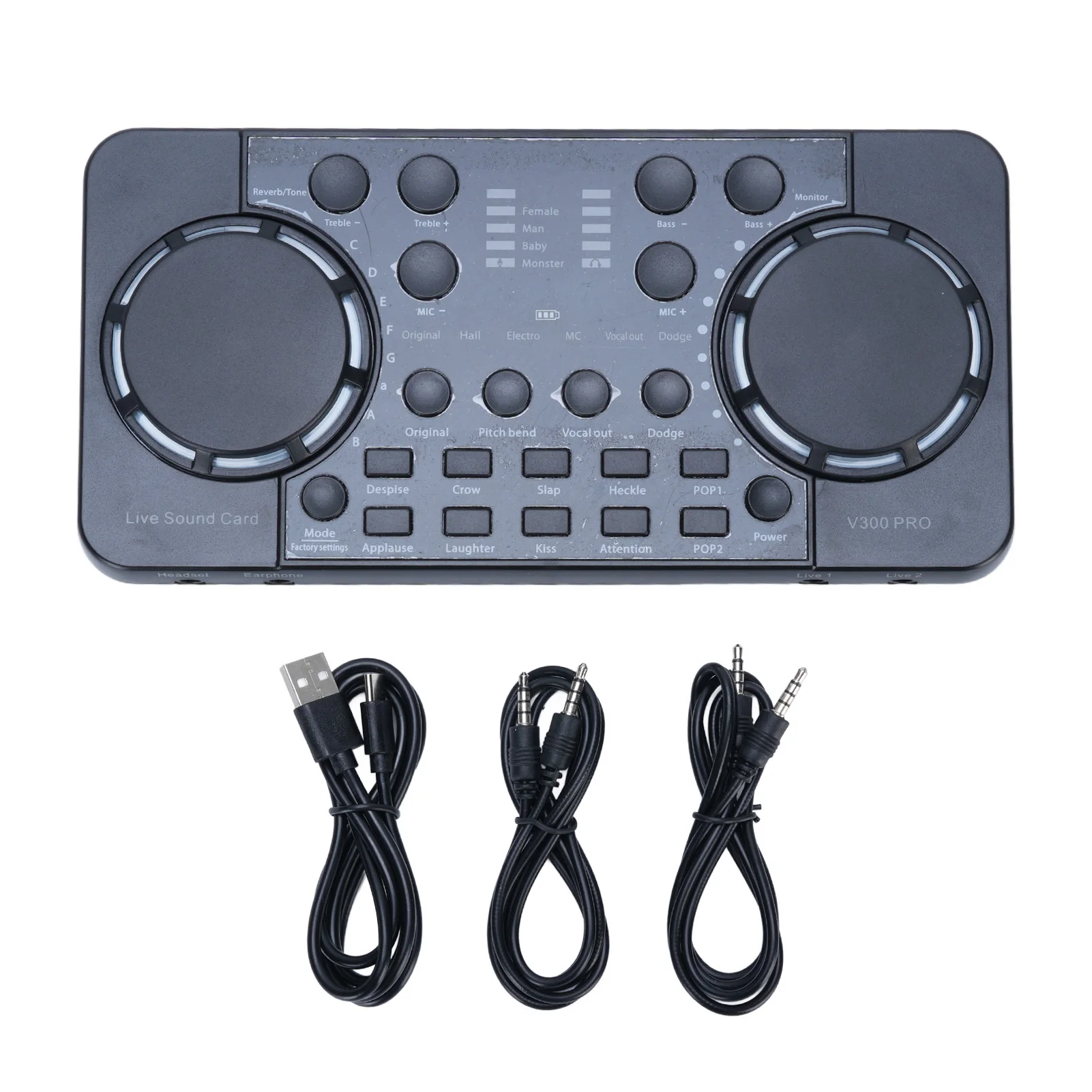 

Live Sound Card Live Sound Card Mixer Bluetooth 4.0 Noise Reduction Live Broadcast Sound Card for Phone PC Live Sound Card Mixer