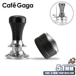 Coffee Tamper Adjustable Depth 51mm Stainless Steel Constant Pressure Tamper Coffee Distributor Coffee Accessories Coffee Tools