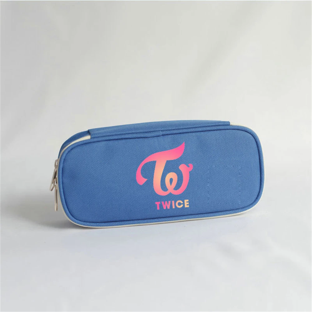 Kpop Twice Pencil Case Large Capacity Pen Bag Storage Bag Multicolor Bag Students Supplies Sana Mina Nayeon Chae Young