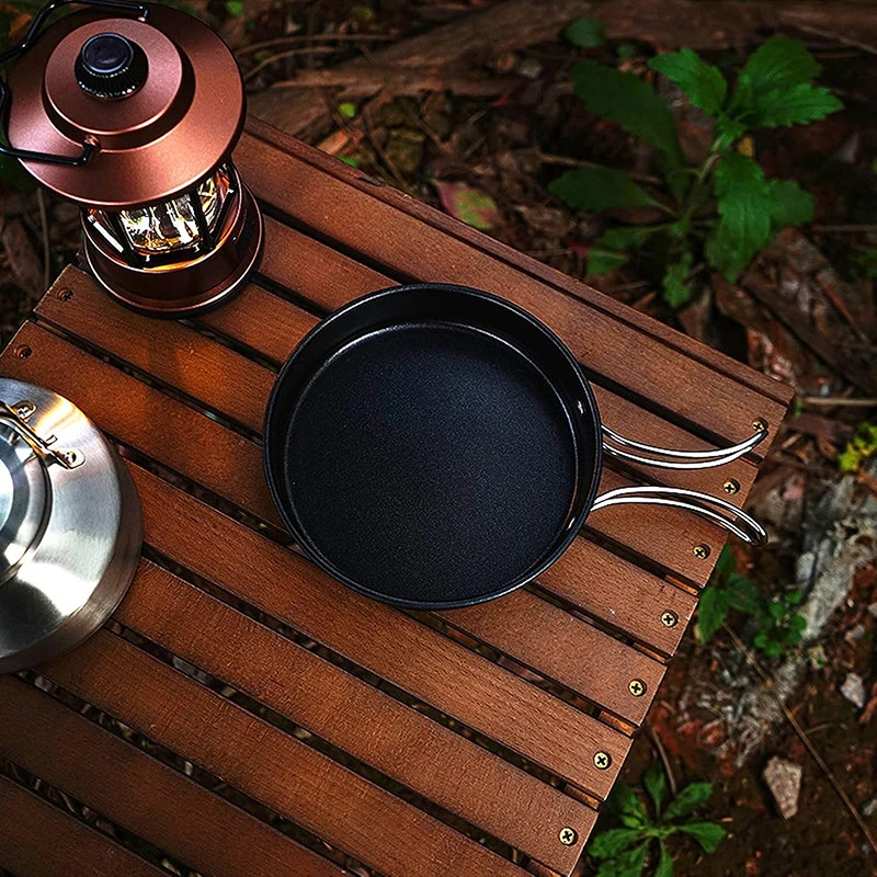 High-Grade 304 Stainless Steel - огляд і ціна Camping Cooking Set With Kettle