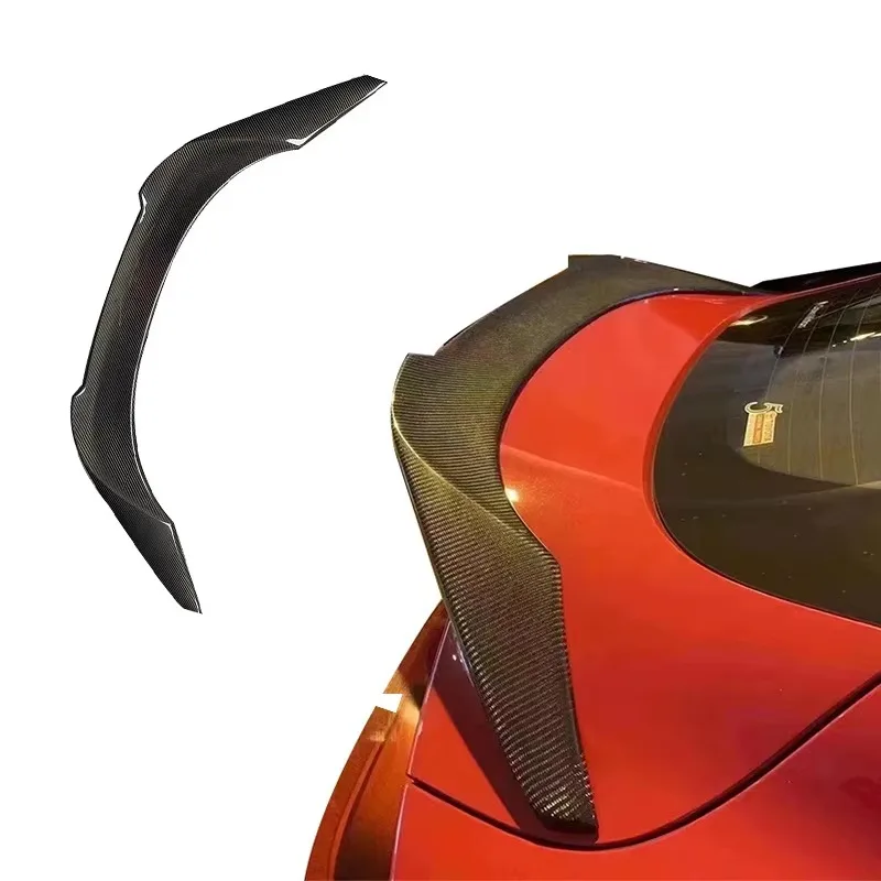 

For Dry Carbon Fiber Rear Trunk Car Ducktail Lip Spoiler Wing for Supra A90/A91 MK5 2019