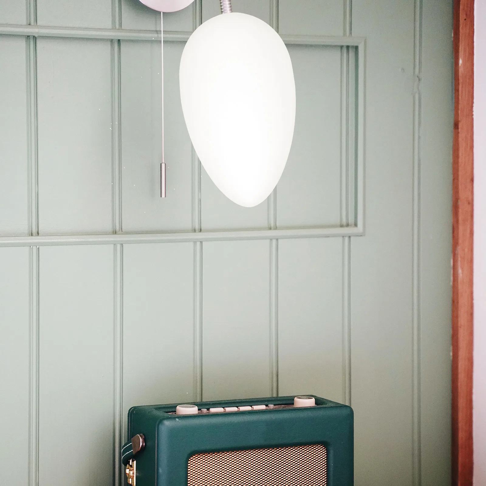 

Матовый стеклянный абажур в форме капли воды, креативный декоративный светильник для спальни, гостиной, рабочего стола, домашнего использования, простой и элегантный