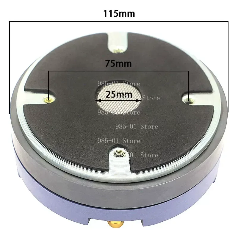 

44-ядерный титановый твитер с диафрагмой, 300 Вт, 8 Ом, динамик с магнитом 115 мм