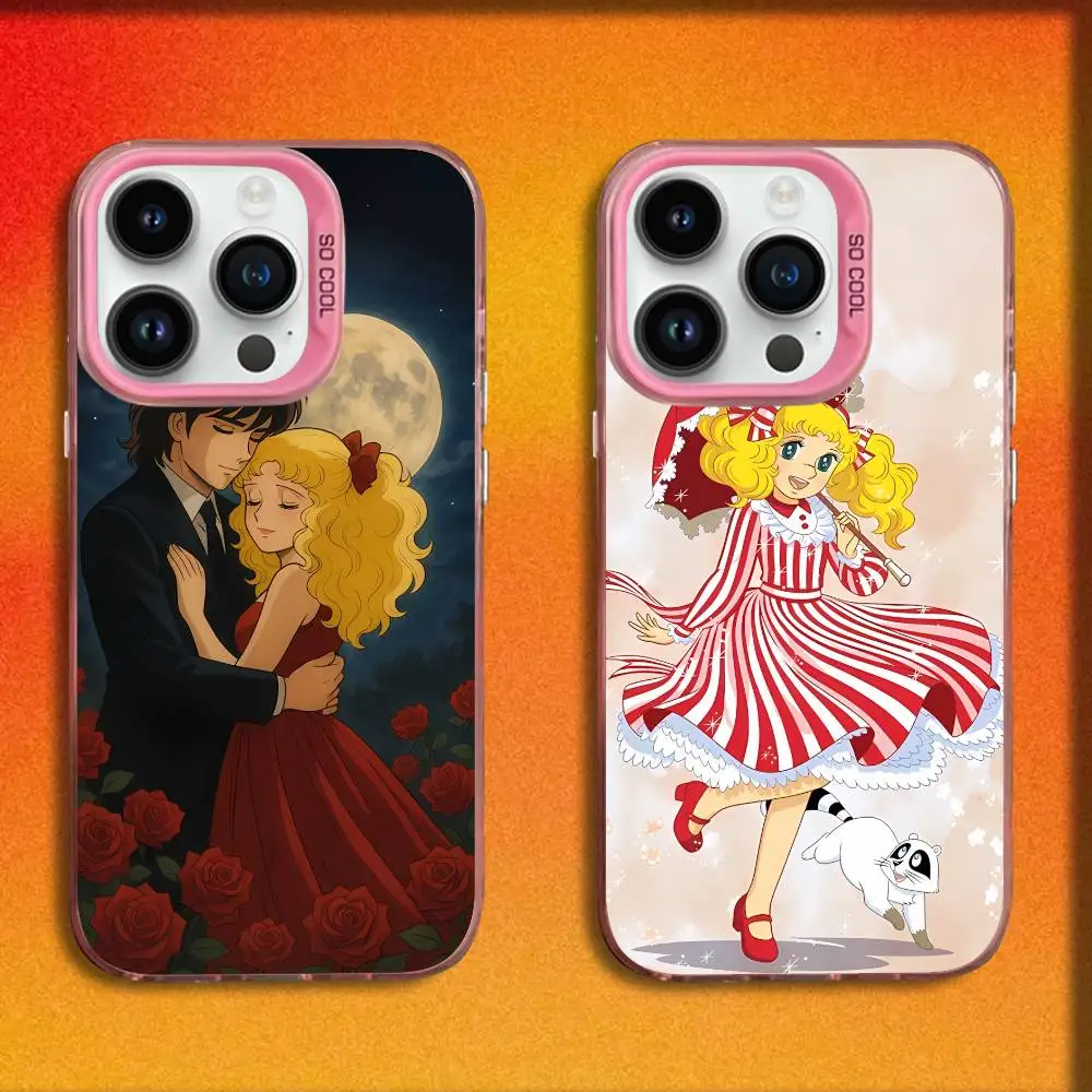 

C-Candy Anime Candy Phone Case For iPhone 17,16,15,14,13,12,11,Pro,Max,Plus,E,SE4,Air,Mini Pink IMD Box