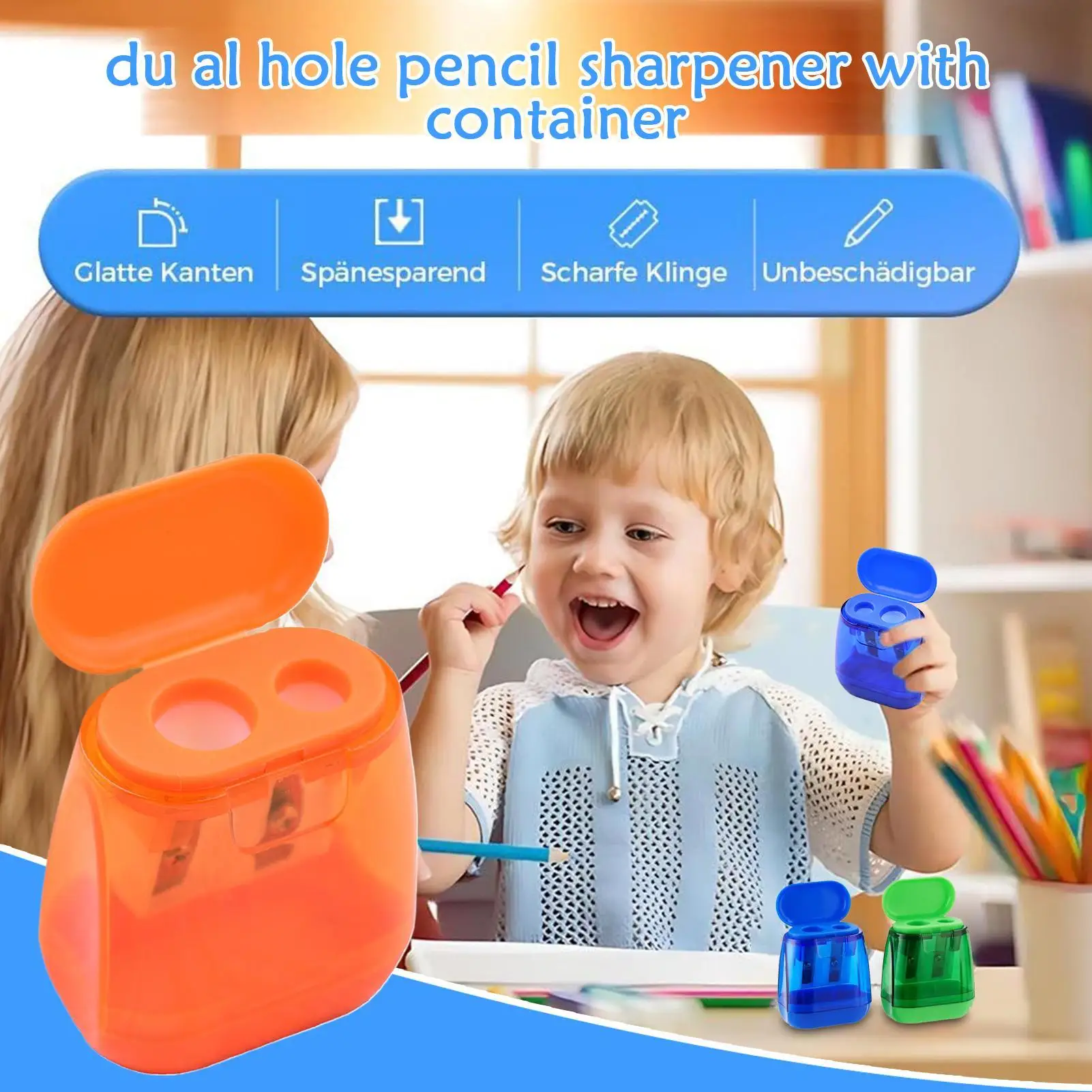 1 stücke Bleistift Spitzer Kosmetische Bleistift Spitzer Für Augenbraue Lip Liner Eyeliner Bleistift Mädchen Geschenk Schule Liefert (Gelegentliche Farbe)