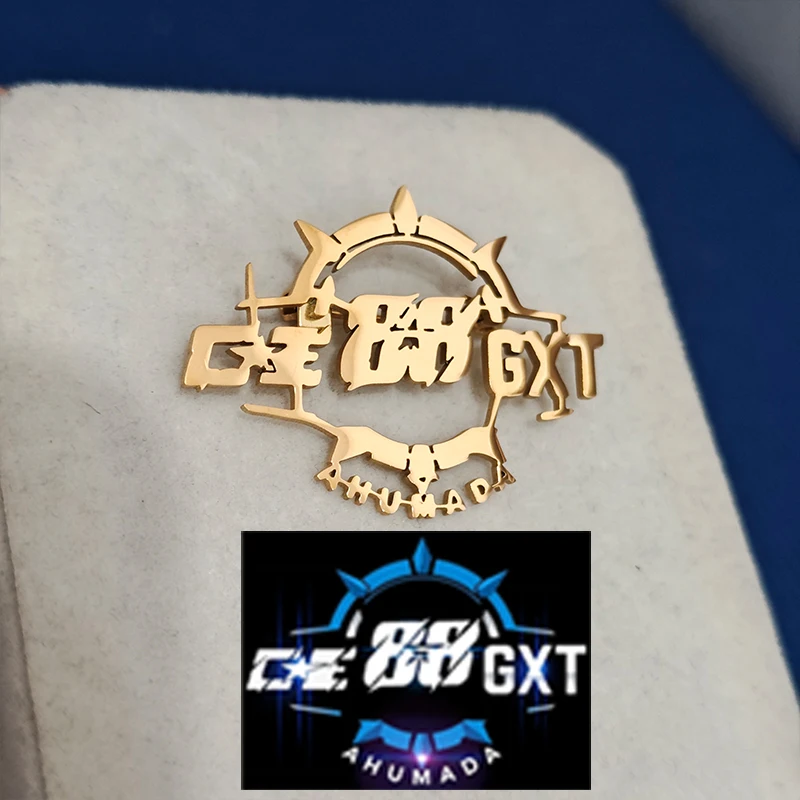 Custom Company Bar Club Logo Brooch Personalized Image Lapel Pins Stainless Steel Pin Customize Gift Badges Jewelry Anti Allergy
