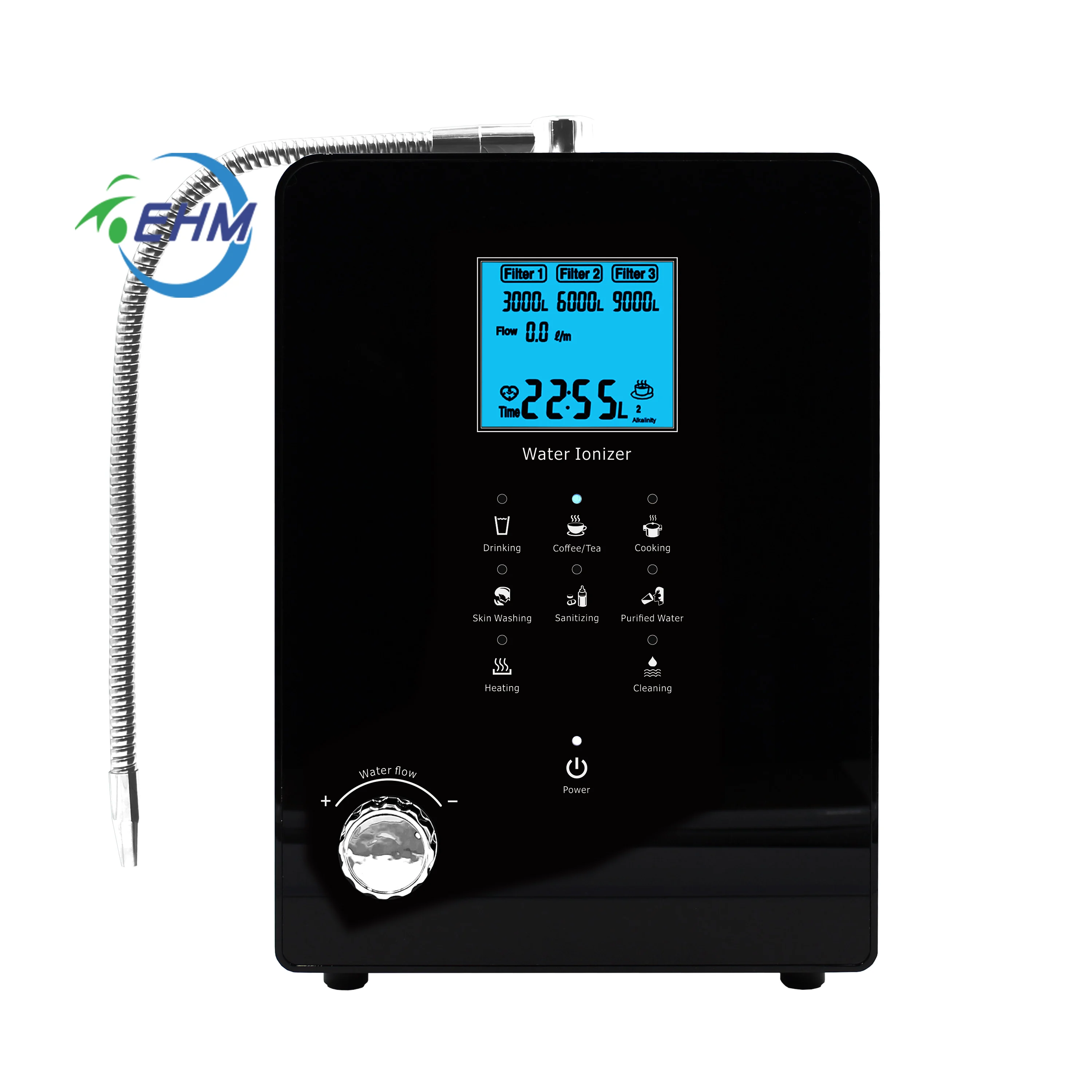 Alkaline Water Purifier Machine With Auto-Cleaning Water Filter With Up To -800mV ORP PH 3.0-11.2 Water Treatment Appliances