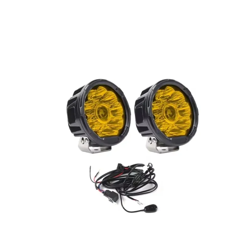 

Hot Sale NEW 5.75 Inch Yellow Auxiliary LED Driving Light High Bright Off-road Fog Headlight for Baic Beijing BJ40 BJ60 BJ80