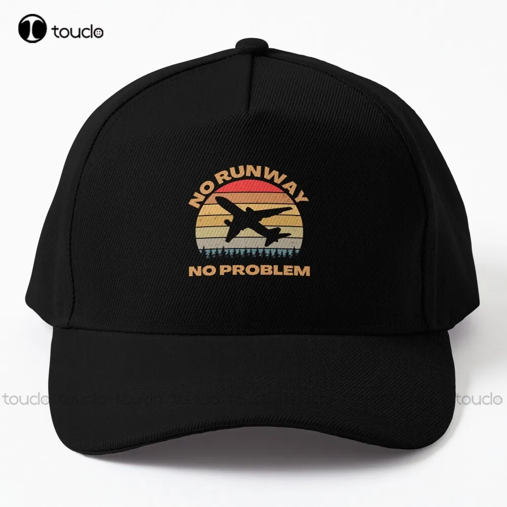 No Runway No Problem Baseball Cap Cowgirl Hats Cotton Outdoor Simple Vintag Visor Casual Caps Hip Hop Trucker Hats Denim Color