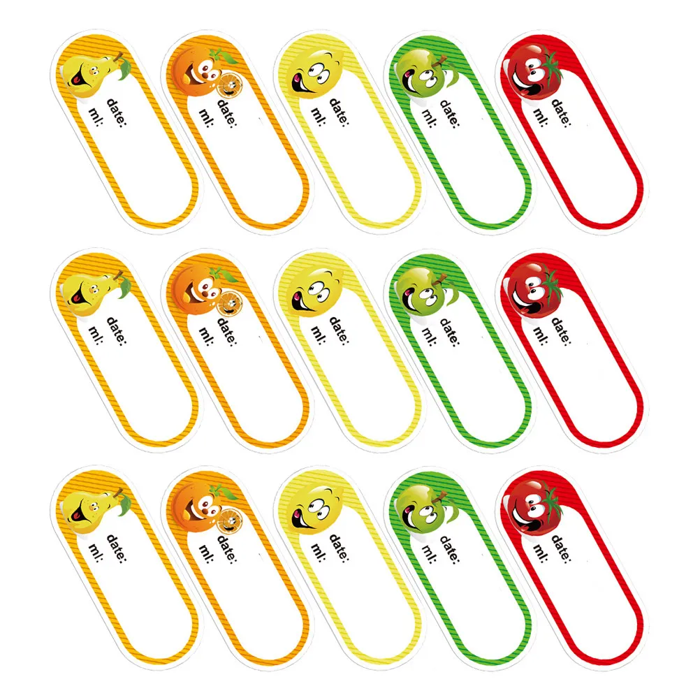 

250Pcs Food Labels Date Stickers Roll Nonstick Adhesive for Kitchen Containers Home Restaurant Pantry Food Management