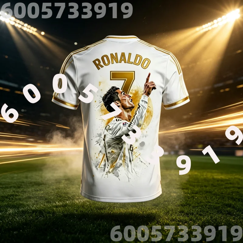 2026 New Commemorative Retro Football Shirt Sports Leisure Training T-shirt, Fans' Surrounding Men Star Player Family Kids Tees