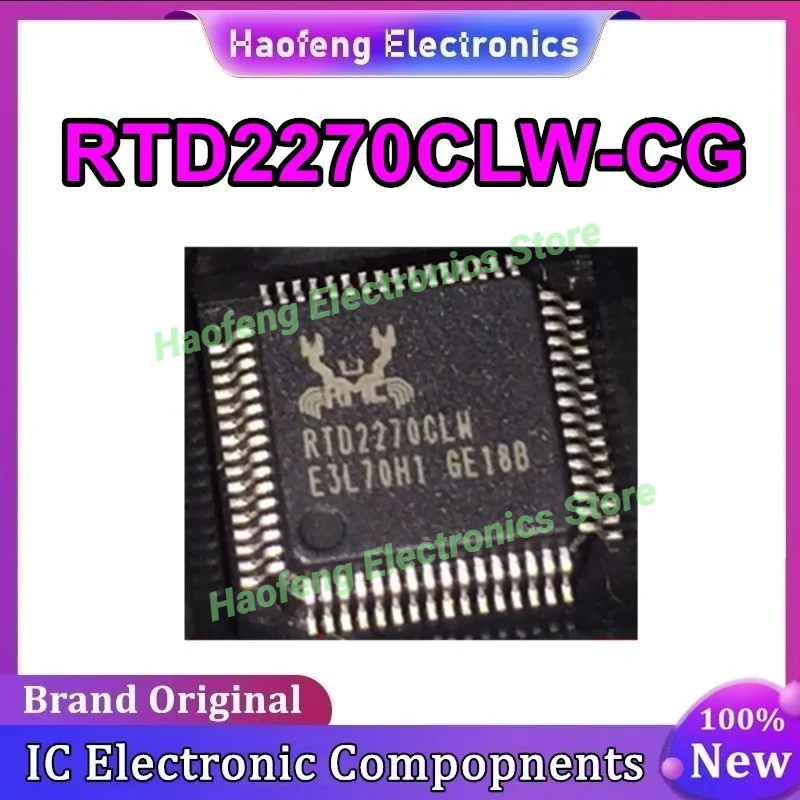 

RTD2270CLW-CG RTD2270CLW QFP64 ЖК-драйвер чип IC чипсет Новый на складе