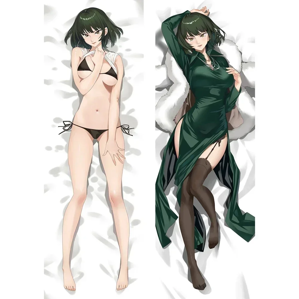 Funda de almohada de Anime One Punch-Man, Tatsumaki desnudo, Dakimakura, abrazando el cuerpo, Waifu, Saitama, 60x180cm